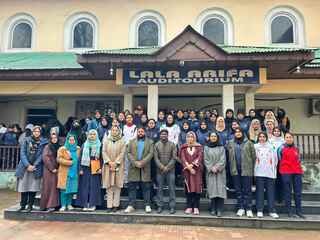 Digital marketing training session at Govt. College for Women, Srinagar